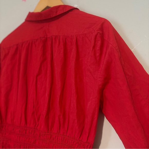 Zara Scarlet Mini Dress 100% cotton - Picture 10 of 16